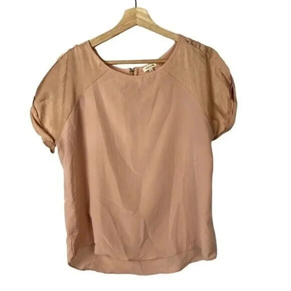 River Island Light Pink Short Sleeve Top 10